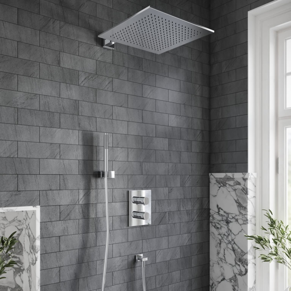 Lifestyle image of Villeroy & Boch Premium Square Complete Shower Set